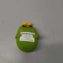 Mini Crochet Alien Cat, Handmade Emotional Cheer Support Animals, Pocket-size