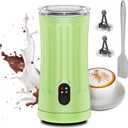 Milk Frother, Upgraded 4-in-1 Milk Frother and Steamer, Hot and Cold Foam Maker and Milk Warmer with Temperature Control & Auto Shut-Off, Frother for Coffee, Latte, Cappuccino, Matcha(Aqua)