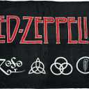 Led Zeppelin 4 Symbols Super Soft and Cuddly Fleece Plush Throw Blanket