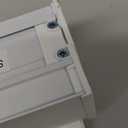 Joydeco 100% Blackout Roller Shades (Pro), Free-Stop Cordless Blinds for Windows, UV Protection, Natural Woven Blinds for Home and Office, Light-Proof Aluminum Cover (White, 38" W x 75" H)