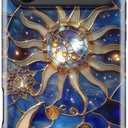 STARVIP for iPhone 17 Pro Case Cute - Wireless Charging Compatible - Dual-Layer Hard Shell + Silicone Cover - Aesthetic Protective Phone Case for Women - Astral Mystique