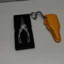 Gomexus Titanium Fishing Pliers 7.5'' with Side Cutters, Lanyard & Leather Sheath, Never Rust Hook Remover, Saltwater Resistant, Inshore & Nearshore Fishing (Split Ring Nose, 7.5 INCHS)