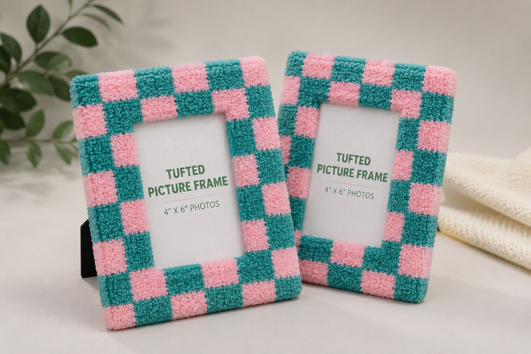 Tufted Picture Frame, Pack of 2