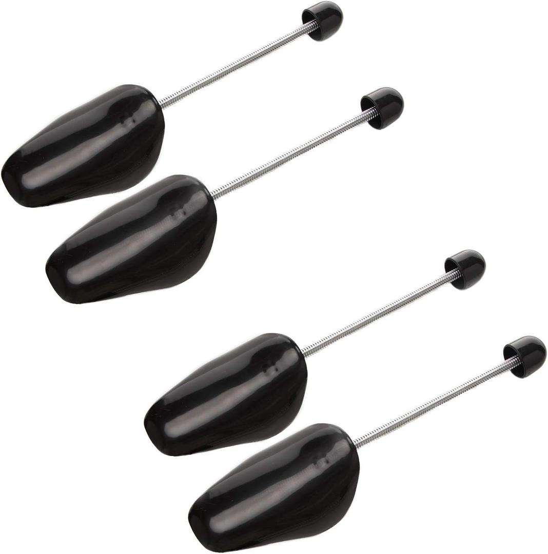 2 Pairs Plastic Shoe Trees for Men (Black)