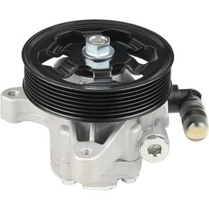 WMPHE Power Steering Pump with Pulley Compatible with Honda Accord DX EX LX 2.4L 2003 2004 2005, Replacement for 21-5341, 96-5341, 56110-RAA-A01