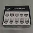 Professional for Wahl Clipper Guards Set, 10 Pcs Coded Cutting Guides #3170-400- 1/16 to 1 Compatible with All Wahl Clippers (Black)