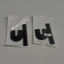 Yoaoo 2Pack OEM Black Cummins Turbo Emblem Badges Compatible with 2500 3500 Emblem Matte 4.5" by 2.9" inches