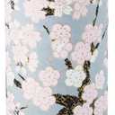 NOREN Tea Canister (Yuzen Washi paper), 3.5oz Size, Made in JAPAN, with Includes Inner Lid of Airtight, Damp-Proof, Kitchen Jar for Coffee, Tea, Spice and More (Plum and Sakura/Gray)