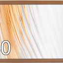 10x30 Poster Frame,30x10 Natural Soild Wood Picture Frames with Polished Plexiglass,Easy to Hang,Display Picture 10x30 for Wall Mounting Horizontally and Vertically (Brown)