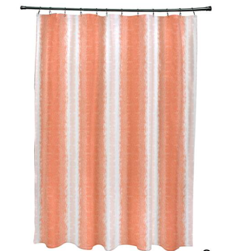 Sea Lines Stripe Print Shower Curtain