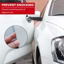 CloudBuyer Universal Door Edge Protector, Clear Sill Guard Film with Anti-Collision Protection for Vehicles (33Ft x 4In, Transparent)