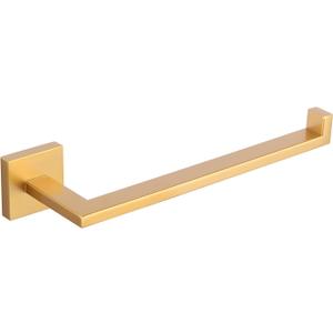 GERZWY Gold Stainless Steel Hand Towel Holder Modern Bathroom Towel Ring Wall Mounted IG1806-BE