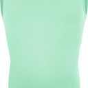 2 x Youth Boy Girls Sleeveless Compression Shirt Kid Athletic Tank Top Quick Dry Basketball Football Undershirt (Green, XL)