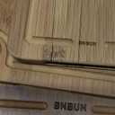 Bamboo Cutting Board for Kitchen, 3-Piece Set with Juice Grooves, Side Handles & Non-Slip Mats  Durable Bamboo Chopping Board for Meat, Vegetables and Fruits