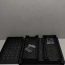 DEKAVA Under Sink Organizer 2 Pack, Bathroom Cabinet Organizer, 2 Tier Sliding Cabinet Basket Organizer Drawer, Multi-Purpose Bath Collection Baskets for Bathroom (Black)