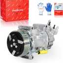 PHOBOOS A/C Compressor with Clutch Compatible with Mini Cooper 2007-2016, Countryman 2011-2016, Paceman 2013-2016, L4 1.6L, Fast Cooling, Low Noise, Easy Installation, Ref. CO-11286C, 98581