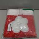 CCINEE 6PCS Christmas Chair Covers,Santa Claus Hat Slipcover Xmas Chair Back Cover for Christmas Dinning Room Decoration (60  50 cm, Red - 6 Pieces)