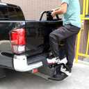 Hitch Step for 2" Hitch Receiver, 8 inch Drop Tow Hitch Step Steel Construction Bumper Protector for Truck/Car/SUV Vehicles 500lbs Maximum Load