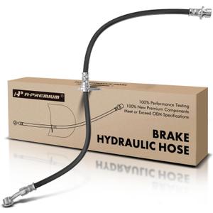 A-Premium Front Driver Brake Hydraulic Hose Compatible with Select Honda Models - Civic 2003 2004 2005 L4 1.3L - Replace# 01465S5B000