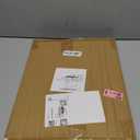 BetyHom Red Maple Sunrise Scenery by the Lake Canvas Wall Art with Lighted Candles LED (15.8x11.8 in)