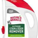 Natures Miracle Outdoor Stain & Odor Remover, 64 fl oz, Removes Dog & Cat Messes, Convenient Flip & Go Sprayer, Ready-to-Use, Multi-Pet & Multi-Mess Formula