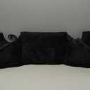 Post Mastectomy Pillow for Recovery Gift for Mastectomy Patients with 4 Pockets to Support Breast Surgery Healing for Sleeping, Recovery, Seatbelt Protection (Pure Black)