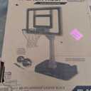 GoSports Splash Hoop Legend - Aqua or Black - Pool Basketball Hoop Game with Water Weighted Base, Adjustable Height, and Regulation Steel Rim