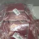 8 Pack Burgundy Round Tablecloth 90 Inch Round Table Cloth, Wrinkle Resistant and Washable Polyester Fabric Table Cloth Round Table Cover for Dining Wedding Banquet Party