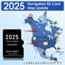 2025 Latest Navigation SD Card Update Compatible for Toyota Tacoma,RAV4,Highlander,4Runner,Tundra, Camry,Sienna,Avalon,Prius,Corolla Accessories- GPS Navigation Map SD Card Update USA/Canada