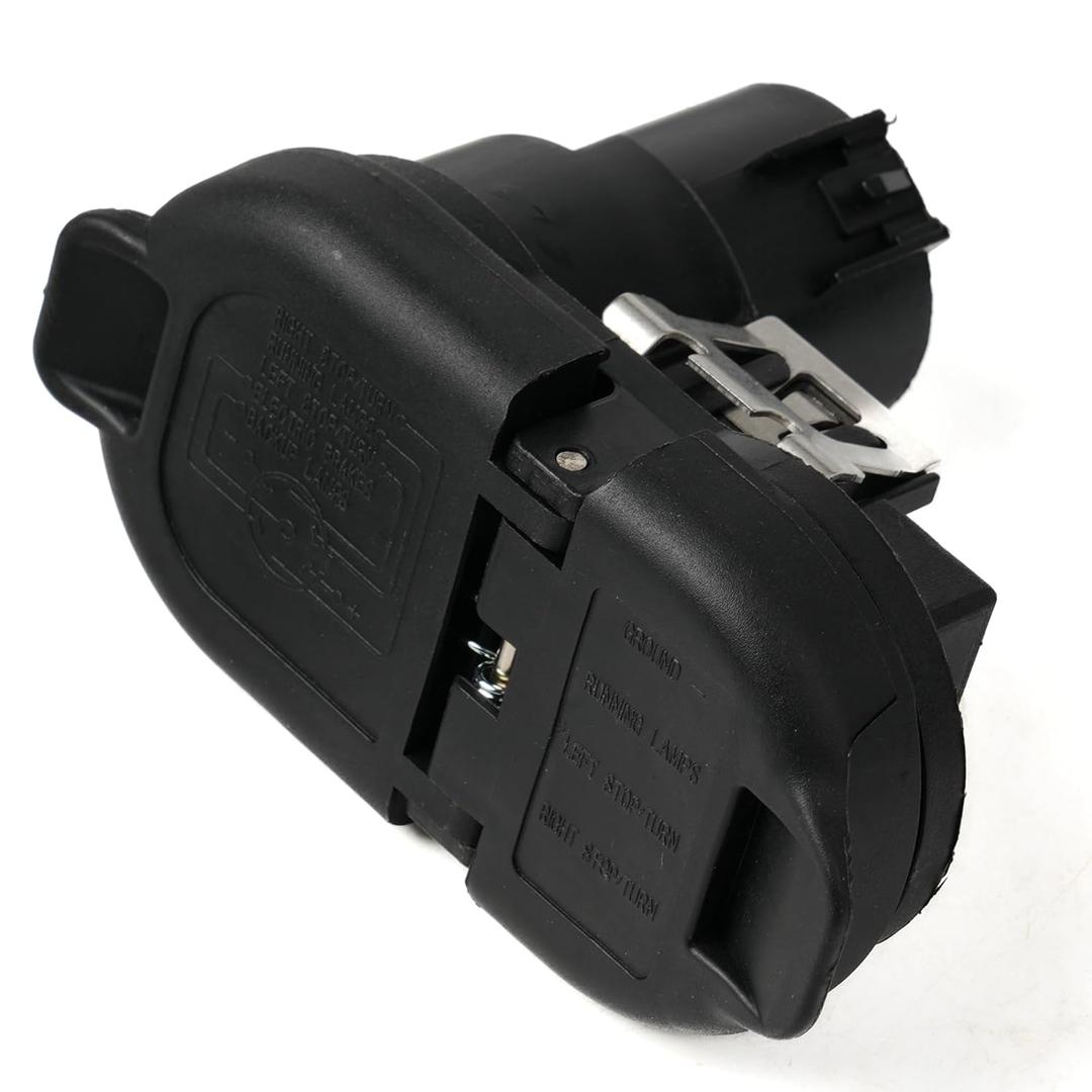 Trailer Brake Harness Towing 7-Pin Round / 4-Pin Flat Plug Connector for 2015-2023 Ford FU5Z-14489-A