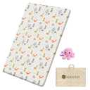 HAVEN Pack and Play Mattress| Waterproof and Portable Mattress for Baby| Dual-Sided Foam with Animal Printed Cover| Playpen Crib Mattress (38"x26"x1")| Breathable Mattress for Toddler and Lil baby|