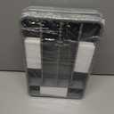 2 x Kitsure Cutlery Drawer Organiser for Kitchen - Adjustable Cutlery Tray for Effortless Utensil Sorting, Versatile Kitchen Storage & Organisation Solution, 12.13" x 1.54" x 8.07"~13.90", Grey (Medium)