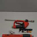 Tool Daily Deluxe Pressure Washer Gun, with Replacement Wand Extension, 5 Nozzle Tips, M22 Fitting, 40 Inch, 5000 PSI