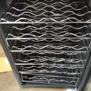 EUHOMY 45 Bottle Wine Cooler Refrigerator, Small Wine Fridge for Red, White and Champagne, 4.5 Cu.ft Mini Fridge with Adjust Temperature, Black