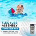 Flex Tube Assembly 13-1/2" Long Compatible with Hayward Pool Filter EC30 EC40 EC45 EC65 W3EC65A, Pack of 10