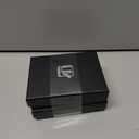 2 x Wallet for Men Minimalist Pop Up Credit Card Case Holder 1-7 Cards, Smart Slim Wallet with Money Clip ID Window RFID Blocking Bifold Compact(Airtag Not Included) Wallets Gifts for Men (Brown)