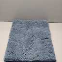 OLANLY Bathroom Rugs 35x24, Extra Soft Absorbent Chenille Bath Rugs, Rubber Backing Quick Dry, Machine Washable Bath Mats for Bathroom Floor, Tub and Shower, Home Decor Accessories, Grey