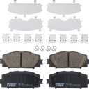 TRW Pro TRC1184 Disc Brake Pad Set For Toyota Yaris 2007-2018, Front, And Other Applications