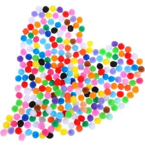 Ouligay 100pcs Mini Small Pom Poms for Crafts, 2cm 0.79 Inch Tiny Pompoms for Craft, Fuzzy Fluffy Pom Poms Balls Assorted for DIY Art Decorations Accessories