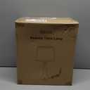 Touch Lamp for Living Room Bedroom, 21" Table Lamps Set of 2 with USB C+A Ports, Touch Bedside Lamps for Nightstand with 3 Way Dimmable, 2 LED Bulbs Included, Black