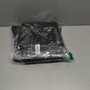 Men Fleece Lined Warm Hiking Pants Thermal Winter Ski Sweatpants (35-36, Black)