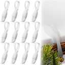 12 Pcs Cord Bundlers Cord Organizer for Appliances, Self Adhesive Kitchen Sticky Silicone Holder Organizer for Air Fryer, Toaster, Home Decorations Accessories(Clear)