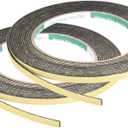 uxcell Sealing Foam Tape 5mm Wide 1mm Thick 5m/16.4ft Long, Self Adhesive Weather Strip for Window Door Insulation, Pack of 2