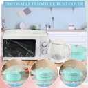 100 Pcs Kitchen Appliance Covers, Clear Disposable Dust Cover, 5 Different Sizes Dustproof with Elastic for Air Fryer, Blender, Coffee Maker, Slow Cooker, Toaster Oven Pressure Cooker