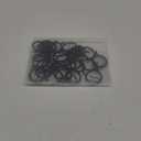 30 Pieces Metal Drapery Curtain Rings Curtain Hanging Rings and 30 Pieces Metal Curtain Drapery Pin Hooks for Window Curtain, Door Curtain and Shower Curtain, 30 mm Internal Diameter (Black)