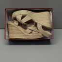 VICKI·VICKI Women's Summer Heels Wedges Sandals Platform Sandals Wedge Espadrilles Dressy Shoes Apricot Beige Size 9