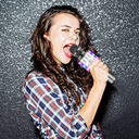 Amazmic Kids Karaoke Microphone Machine Toy Bluetooth Microphone Portable Wireless Karaoke Machine Handheld with LED Lights, Gift for Children Adults Birthday Party, Home KTV