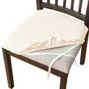 2 Pack Chair Covers Beige 17x20
