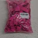 Kaei&Shi Strappy Harness, All Adjustable, Underwire Racerback, 4pc Garter Set (Neon Pink), Size S