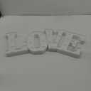 Led Light Up Letters, Led Marquee Letter Lights Love Sign, Decorative Numbers Light, Battery Powered Letter Sign Lights for Love Decor-Warm White